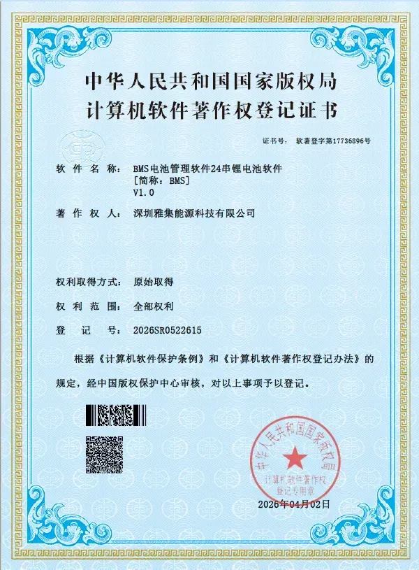 Inedge Power certificate 2